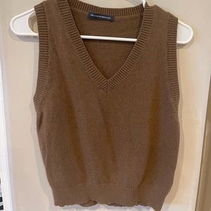Brandy Melville wool sweater vest one size
